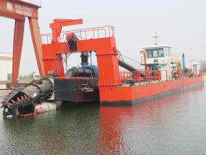 Wholesale 650 mm 1500 Cbm/Hour Solid Sand 26 Inch Cutter Suction Dredger 2km Discharge Distance Double Dredging Pump from china suppliers