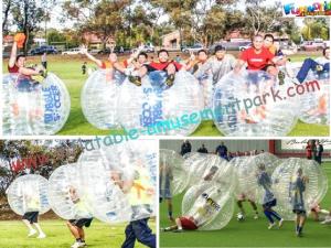 Wholesale Human Body Inflatable Zorb Ball Soccer With Bubble / Inflatable Loopy Ball from china suppliers