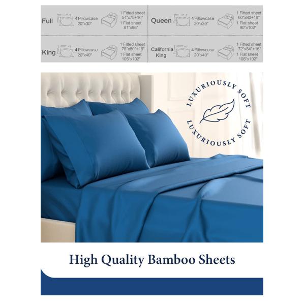 600TC Egyptian Cotton Home Bed Sheet Set with Customized Size Fitted Sheet and Cooling Flat Sheet