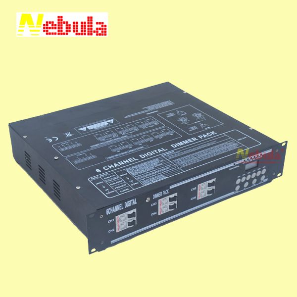NEBULA 6CH Channel Digital DMX Outlet Switch Control Socket Dimmer Pack for Bulb Lights