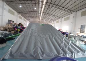 China EN71 Inflatable Sports Games Jump Stunt Landing Airbag With Ramp on sale