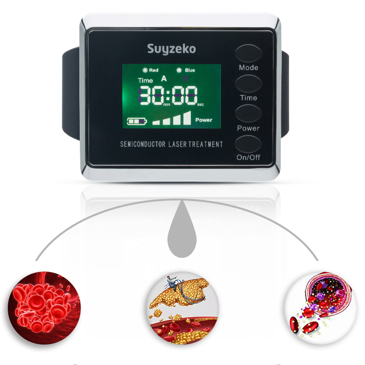 OEM 650nm Medical Laser Watch Semiconductor Laser Treatment Instrument For Diabet