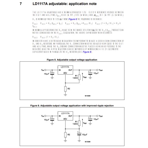 3.3V 1A SOT223 Linear Integrated Circuits LD1117AS33TR IC Reg Linear