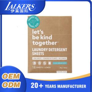 Wholesale High Foam Laundry Detergent Sheets Eco Laundry Soap Sheets Customizable from china suppliers
