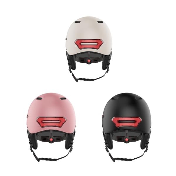 Protective PC EPS Grey Smart Motorcycle Helmets With Goggles