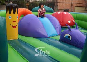Wholesale 25'x18' indoor big tiger inflatable toddler bouncy castle made of lead free material for family backyards from china suppliers