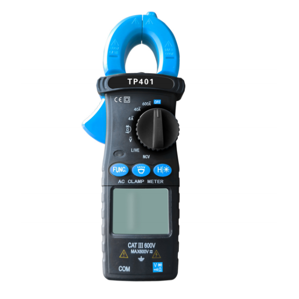 Digital Clamp Multimeter AC DC Voltage 600V 600A Diode NCV Ohm Test 6000 Counts