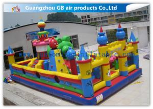 Wholesale Outside Inflatable Amusement Theme Parks With Bounce House Waterproof PVC from china suppliers