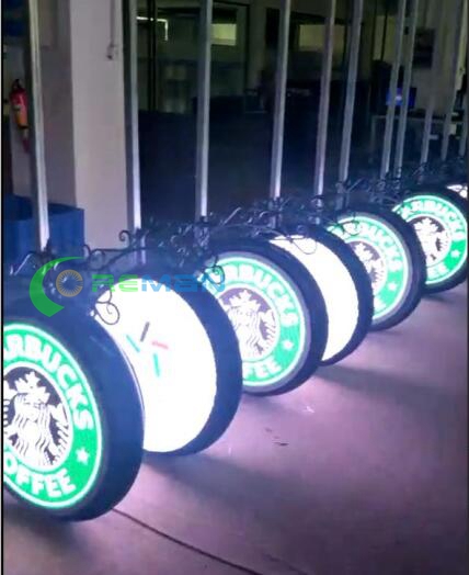 3D Irregular LED Display Double Faces , SMD P8 P4 P4 Indoor LED Display 600X600mm