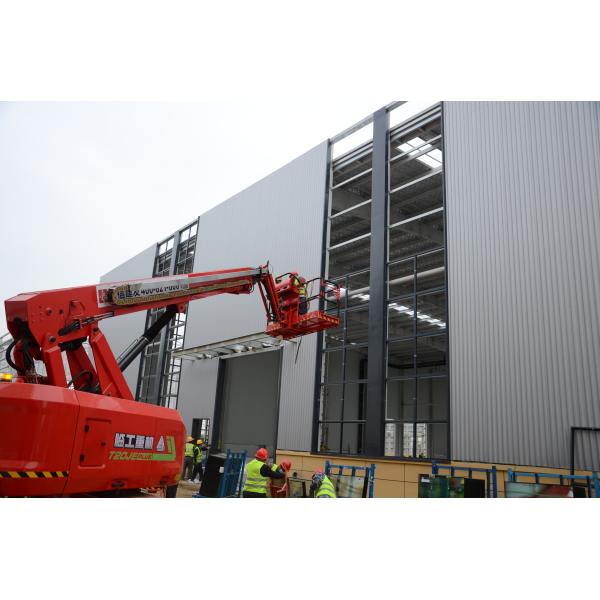 Hot Dip Galvanized Metal Steel Broiler Layer Poultry House With Automatic Brooding Equipment
