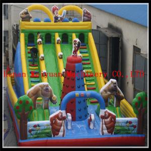 China Latest & Durable Customzied PVC inflatable bouncer slide on sale