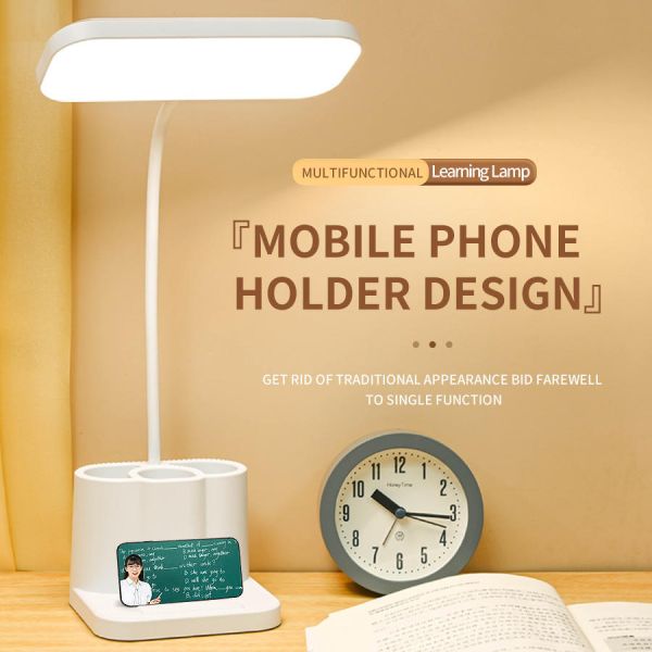 CE FCC Certified LED Table Lamp Modern Style 5V 1A Rated Voltage Flexible Arm Desk Light for Reading and Working