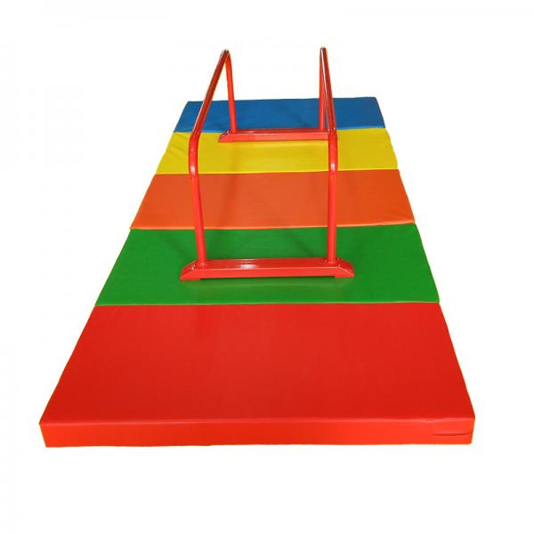 Quality Eco Friendly Indoor Gymnastics Equipment 2500 * 120 * 2400MM Size PVC Material for sale