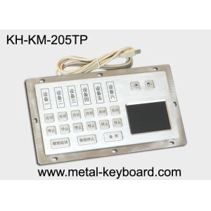 China Custom Industrial Keyboard with Touchpad for Internet Kiosk 15 Keys on sale