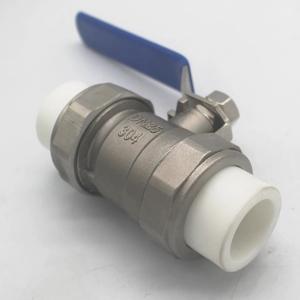 Wholesale Stainless Steel Double Union Hot Welding Water Ball Valve for Industrial Applications from china suppliers