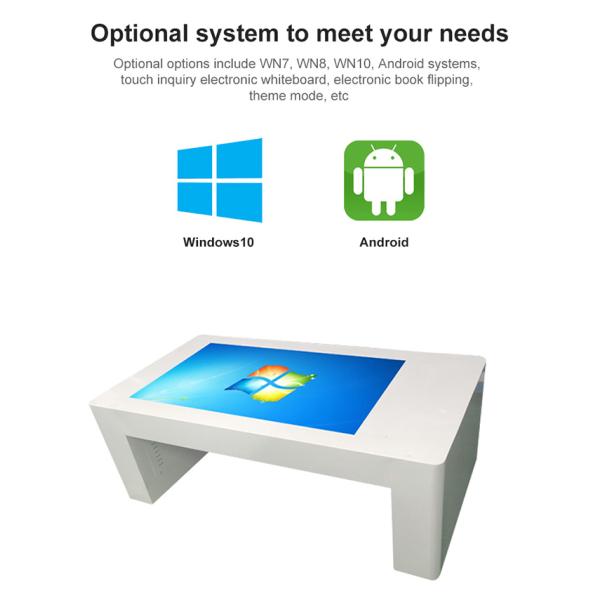 Interactive PC Multi Touch Screen Table 8GB RAM 120GB SSD For Coffee Shop