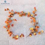 Green Artificial Tree Branches And Leaves / Artificial Willow Tree Strip