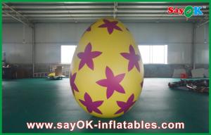 China 6m Inflatable Holiday Decorations Pvc Easter Egg Advertising Party Inflatable Eggs For Stage Props on sale