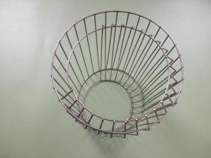 China Nordic Silver 304 Ss Metal Wire Basket With Handle For Fruit Storage on sale
