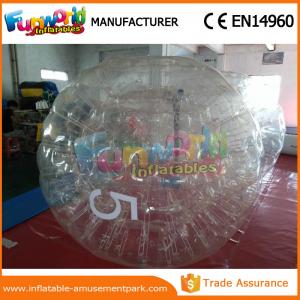 Wholesale Clear Color Inflatable Rolling Ball Water Roller / Water Walking Ball With Air Pump from china suppliers