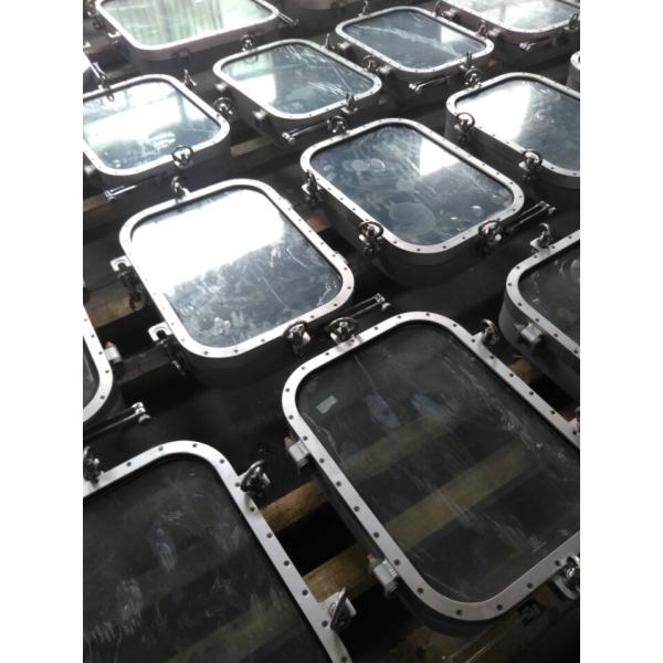 Rectangular Welding Aluminum Marine Windows 600×850mm