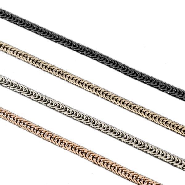 detachable strap Bag chain strap flat chain non-fading metal shoulder strap slung chain