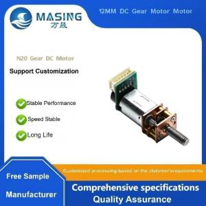 Wholesale 12MM 3V 5V 6V 1DC Micro LOW Speed Small N20 Encoder Dc Gear Motor for Pill Reminder from china suppliers
