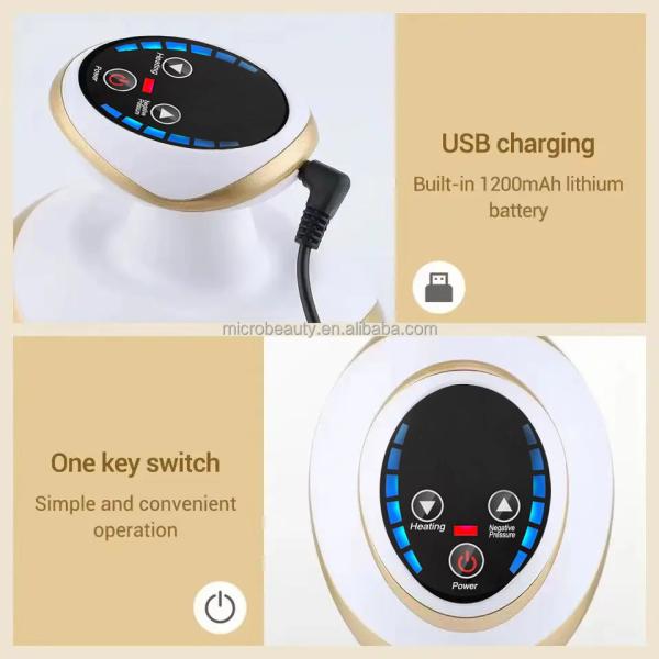 Portable Electric Scraping Cupping Massager Machine Healthcare Gua Sha Body Massager