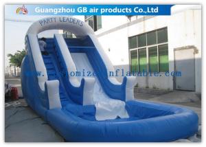 Wholesale Amusement Park Bounce Round Water Slide Inflatable Slide With Pool from china suppliers