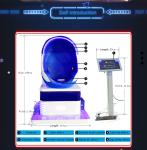 HD 2k Resolution 9d Virtual Reality Simulator With 22 / 47 Inch Monitor