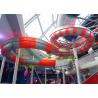 Stable Running Spiral Tube Water Slide Customized Color Easy Operation for sale