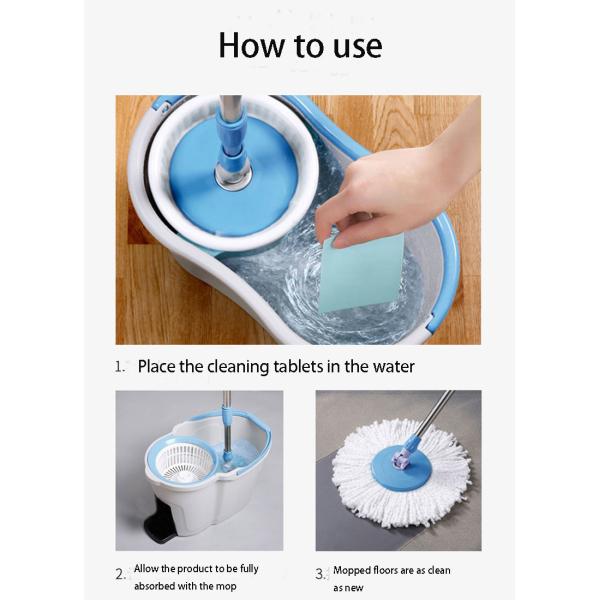 Mopping Artifact Wood Floor Cleaning Tablets Tile Cleaner Stain Remover Fragrance Cleaner