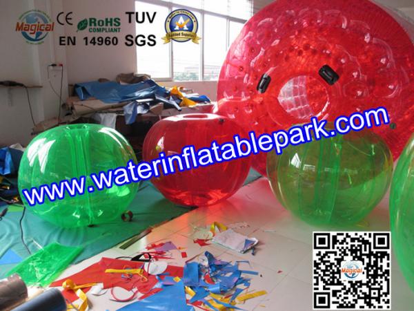 Quality Amusement Park Inflatable Body Bumper Ball Human Sized For Soccer Play for sale