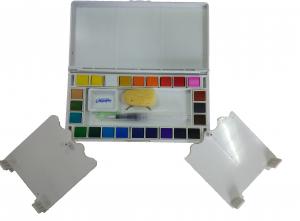 Wholesale 12 / 18 / 24pcs / Plastic Box Solid Art Painting Colours Children'S Watercolor Paint Set from china suppliers