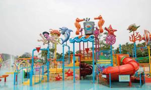 Wholesale Attractive Water Park Equipment Marine Theme Style Construction Play House from china suppliers
