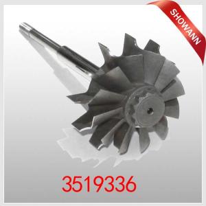 China HX35 HX35W H1C Turbocharger Turbine Wheel & Shaft 3519336 on sale