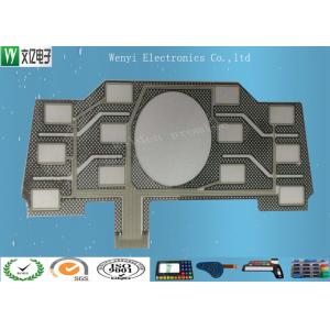 EMI Shield Flexible Capacitive Touch Keypad / Custom Printed Membrane Touch