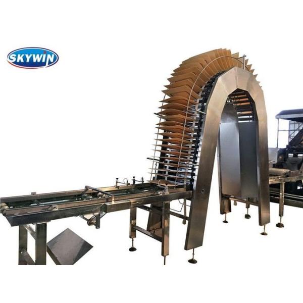 Automatic PLC Control 304 Stainless Steel Wafer Biscuit Production Line