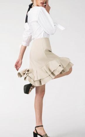 Girl Knee Length Mini Skirts