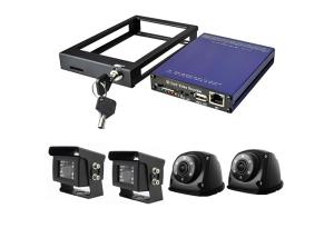 China Mini 4CH AHD H.265 SD Card 4G Car DVR on sale