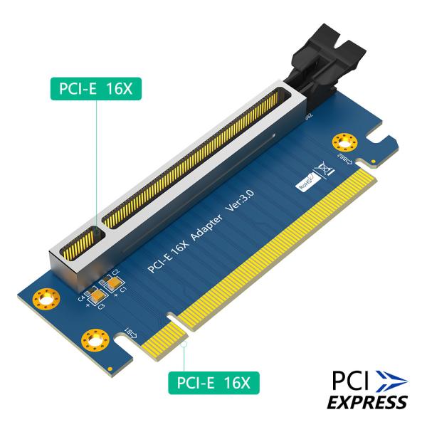 90 Degree PCI E Riser Card 3.0 Pcie Riser 1x To 16x Riser Card For 2U Server