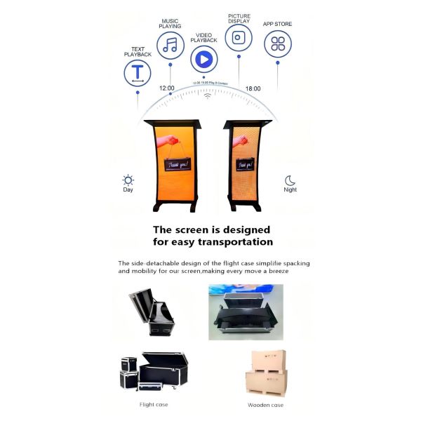 P1.2 Podium led display Screen