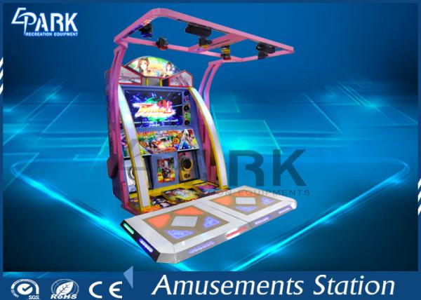 Fashion Amusement Dance Hero Arcade Machine For 1 - 2 Player 400W