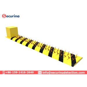 Stainless Steel Traffic Spike Barrier , Secure Tire Killer Anti Collision