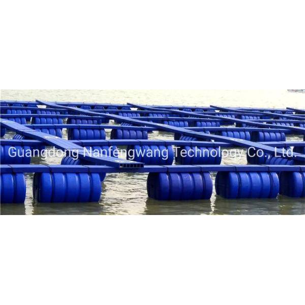 Square Pontoon Aquaculture Fish Cage Customization Diameter 10m - 60m