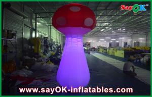China Cute Inflatable Easter Decorations Mushroom With Ground Blower on sale