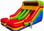 0.55mm PVC Tarpauline Large Inflatable Slide For Backyard Kids' Party
