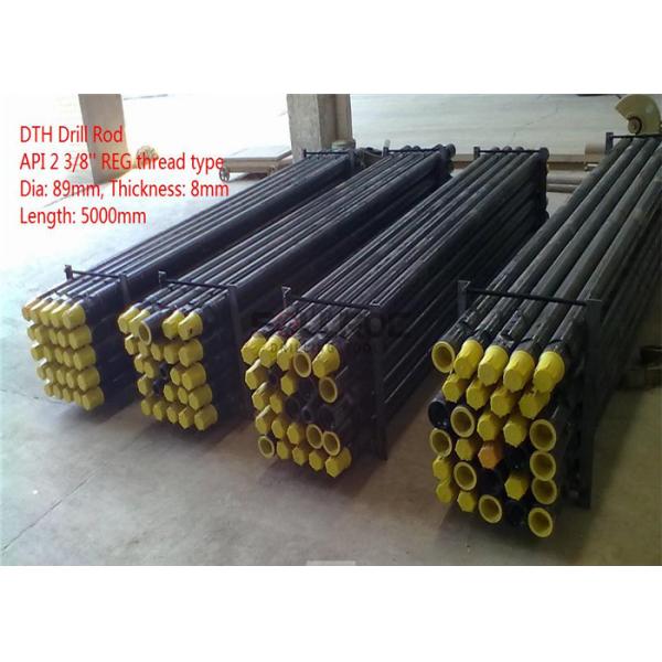 Reg And API 3 1/2"Reg Friction Welded DTH Drill Pipe / Down The Hole Drill Rod