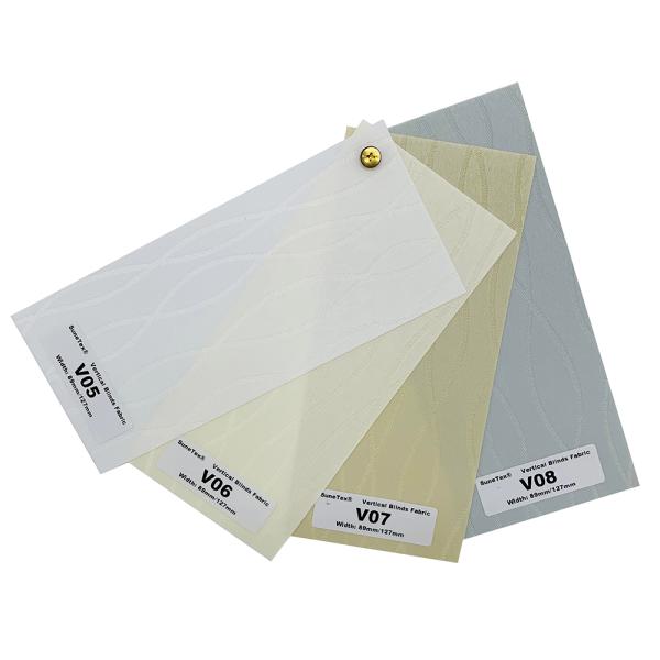 Cheap Price 100% Polyester Translucent Vertical Blind Fabric Roll Durable New Design