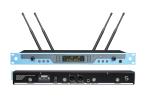 Karaoke 2 Channel UHF Wireless Microphone System Dual Receiver